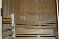 Die ger&auml;umige Sauna des ASV MIESBACH  im Sportheim